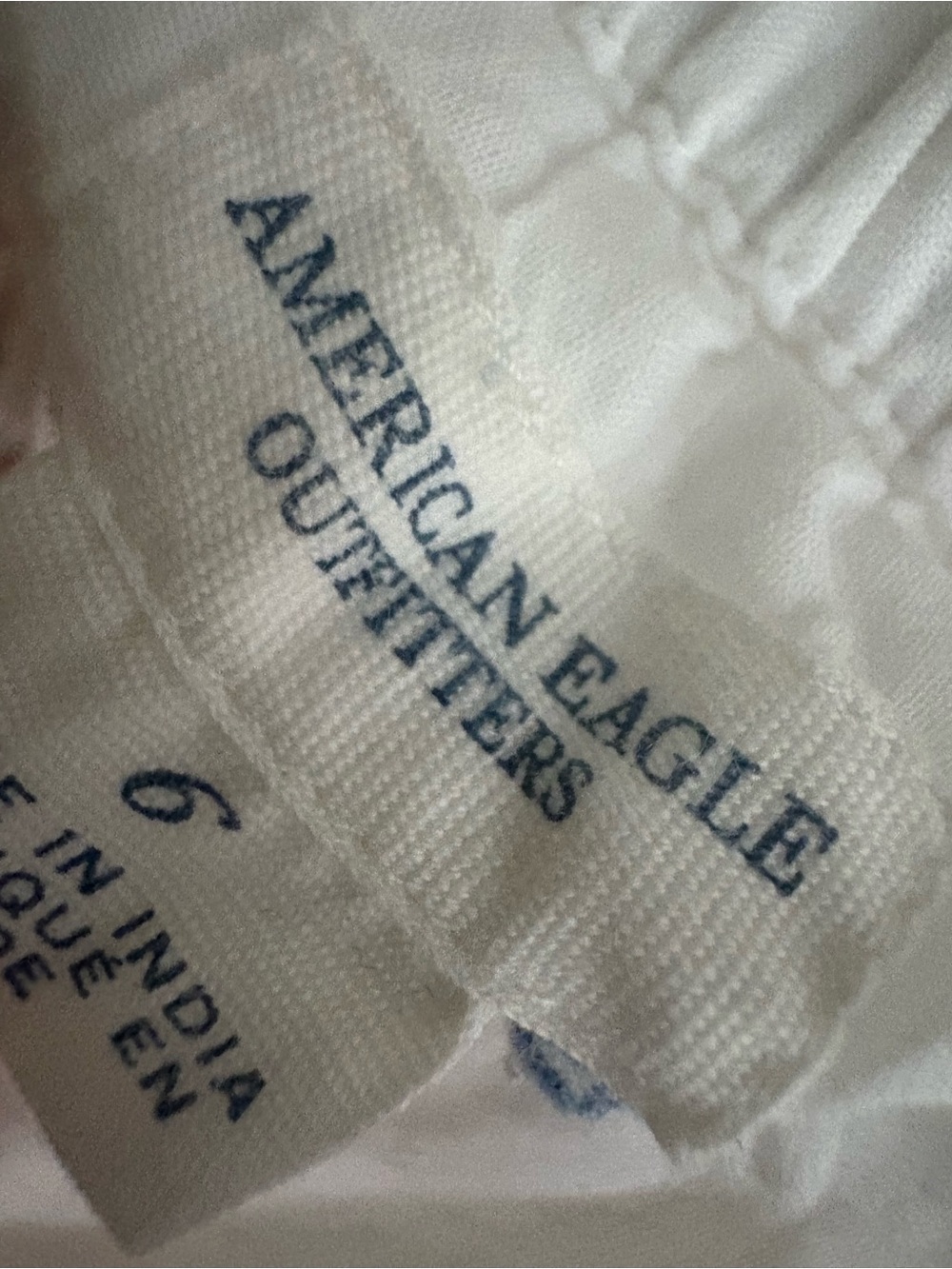 White Cotton Skirt American Eagle - Picture 5 of 7